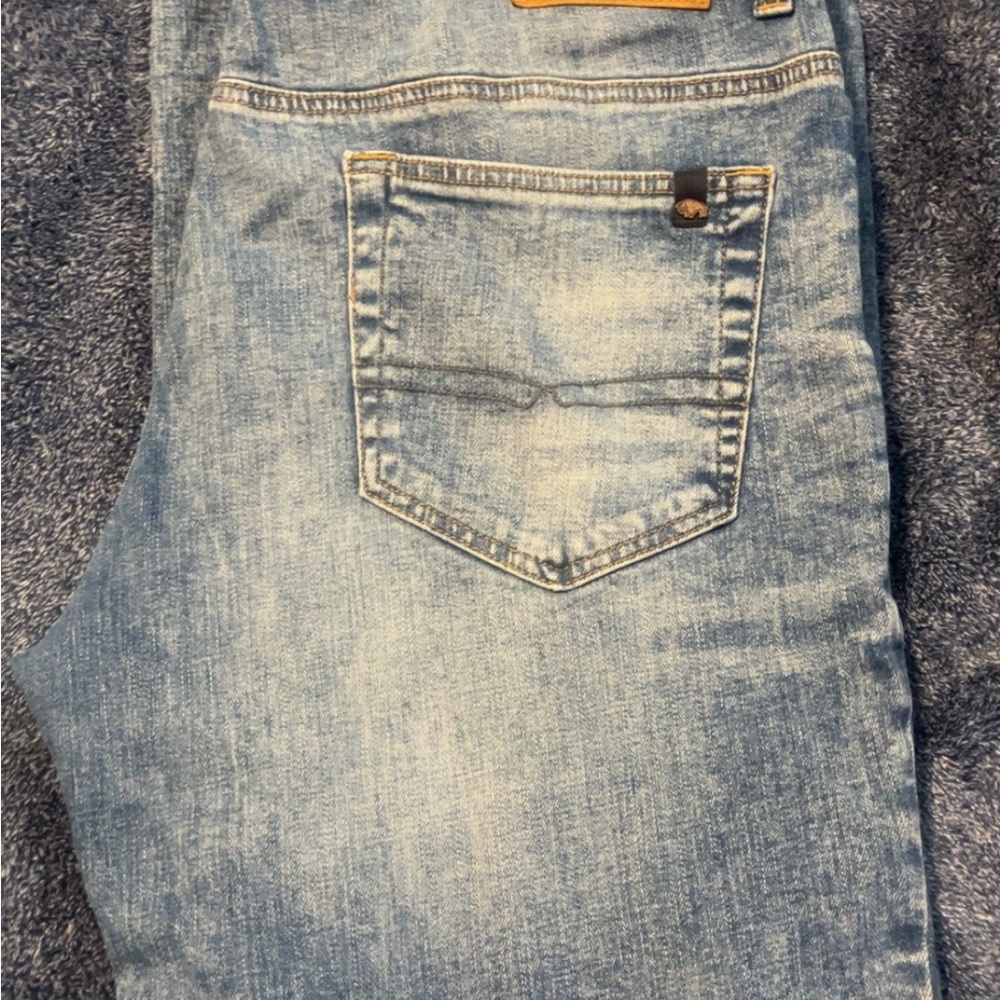 Casual Light Blue Relaxed Fit Jeans